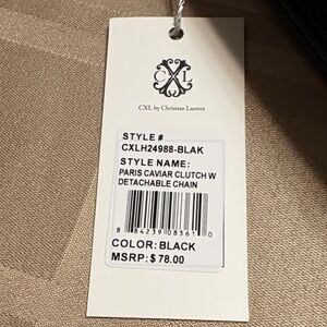 CXL by Christian Lacroix Black Clutch